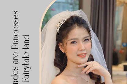 MAKE UP CÔ DÂU BUỔI CHỤP TONE HỒNG TIỂU THƯ